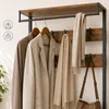 Relaxdays Garderobekast, schoenenrek, 2 lades, stang, 10 Productafbeelding-voorbeeld 5