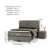Boxspringbett 140 x 200 Comfort Betten mit Matratze inkl. Produktbild-Vorschau 4