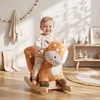 AIYAPLAY Kinder Schaukelpferd im Hirsch-Design, stabiles Produktbild-Vorschau 2