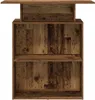A product image of a reception desk with a rustic wood finish. Anteprima dell’immagine prodotto