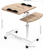 A diagram showing the dimensions of a mobile laptop table. Produktbild-Vorschau