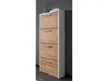 Fulda Schuhschrank 4 Schubladen - weiß/Eiche Produktbild-Vorschau 9