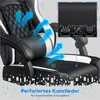 Yaheetech Gaming Stuhl mit Massagefunktion, ergonomischer Produktbild-Vorschau 7