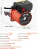 VEVOR circulatiepomp, 38 liter per minuut, circulatiepomp Productafbeelding-voorbeeld 7