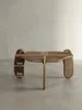 Couchtisch 78x78x39,5 cm Mango Massivholz Walnussfarben Produktbild-Vorschau 7