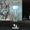 Sklenené vitríny INONEFT s LED osvetlením, jednodverová Náhľad obrázku produktu 6