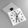 Wanduhr - Quadrat - Glasuhr - Ballerina Tanz Frau - 30x30cm Produktbild-Vorschau 2