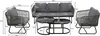 Flieks Gartenmöbel Set 5 Personen, Gartensofa mit Produktbild-Vorschau 3