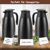 1,5L Thermoskanne, Edelstahl, Doppelwandig, 12 Std. heiß, Produktbild-Vorschau 6