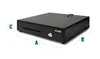 Safescan Kassenlade "LD-3336 Light Duty" schwarz Produktbild-Vorschau 16
