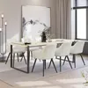 tectake® Esszimmerstuhl Marilyn gepolstert, in Samtoptik 58 Produktbild-Vorschau 9