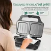 Emerio Appareil à sandwich XXL – Pour 2 sandwichs – Sans Voir les images du produit 4