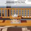 Outsunny Gartenbank 3-Sitzer Sitzbank mit Tisch, Parkbank Produktbild-Vorschau 4