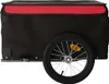 vidaXL Remorque vélo noir et rouge 45 kg Fer Voir les images du produit 6
