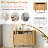 Buffet avec façade en relief 3D et coins arrondis, armoire Voir les images du produit 8