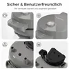 YASHE Mini-Waffeleisen ABW59C, 550 W, 10 cm, Antihaft, Produktbild-Vorschau 6