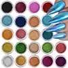 Nagelglitzer Puder - 22 Farbfläschchen - Chrompulver für Produktbild-Vorschau 1