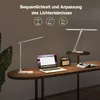 LED-Schreibtischlampe, Doppelarm-Schreibtischlampe, 5 Produktbild-Vorschau 2