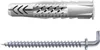 Fischer 4x Universaldübel UX 6x35 WH mit Winkelhaken - Produktbild-Vorschau 10