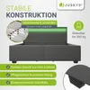 Juskys Polsterbett Lyon 140 x 200 cm mit Bettkasten, LED Produktbild-Vorschau 7