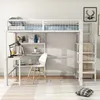 MODFU Hochbett 140x200cm mit Rausfallschutz, Kinderbett mit Produktbild-Vorschau 4