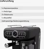 Klarstein Espresso Siebträgermaschine mit Milchaufschäumer, Produktbild-Vorschau 7