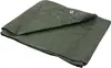 A folded green tarp is shown against a white background. Produktbild-Vorschau