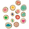 EDUPLAY 200073 Dischi in legno naturale per il crafting con Anteprima dell’immagine prodotto 3