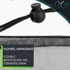 NYVI Moskitonetz für Sonnenschirme Ø 350 cm - Schwarz, mit Produktbild-Vorschau 4