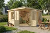 Alpholz 5-Eck Gartenhaus Monica Royal aus Massiv-holz, Produktbild-Vorschau 6