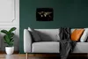 MuchoWow® MuchoWow® Gerahmtes Poster Weltkarte - Schwarz - Produktbild-Vorschau 7