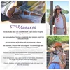 styleBREAKER Riem met kleine, meerkleurige knopen | Vintage Productafbeelding-voorbeeld 7