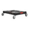 A black transport platform with four wheels, shown from a slightly elevated side angle against a white background. Náhľad obrázku produktu
