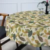 Tischdecke Chiara-Schmetterling Aquarel-Grün Rund 140cm Produktbild-Vorschau 2