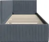vidaXL Eckbettgestell mit Kopfteil Dunkelgrau 80 cm x 200 Produktbild-Vorschau 6