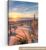 MuchoWow® - Leinwandbilder - Strand - Meer - Düne - Produktbild-Vorschau 1