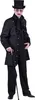 Manteau homme Paisley noir Taille : M Voir les images du produit 4