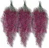 Hängende dekorative künstliche Weidenblumen, 3 Stück, rosa Produktbild-Vorschau 3