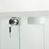 CDGlobal skleněná vitrína v bílé barvě,163x80x36CM Moderní Náhled obrázku produktu 6