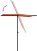 vidaXL Parasol z aluminiowym drążkiem 180x110 cm terakota Podgląd zdjęcia produktu 6