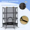 HOMCOM Kinder Trampolin Ø163 cm, Trampolin für Kinder 3-10 Produktbild-Vorschau 5