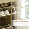 HOMCOM Schuhschrank, Schuhregal aus Holz, für 12 Paar Produktbild-Vorschau 5