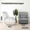 Sofa-Massagesessel mit SL-Gleitschiene & Massagekugeln – Produktbild-Vorschau 6