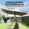 Outsunny Gartenschaukel mit Dach, Kissen und Produktbild-Vorschau 6