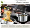 Batterie de cuisine TURIN 15 pièces, acier inoxydable, Voir les images du produit 5