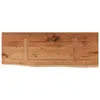 vidaXL Wandregal 50x20x2,5 cm Rechteckig Massivholz Akazie Produktbild-Vorschau 5