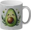 Avocado Glitzer-Kaffeebecher Produktbild-Vorschau 1
