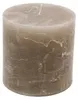 Branded kaars, Ø 10 x 10 cm - Steen - ca. 110 uur Productafbeelding-voorbeeld 1