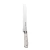 A bread knife with a serrated blade and a cream-colored handle is shown against a white background. Produktbild-Vorschau