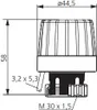 A technical drawing with dimensions of a product. Podgląd zdjęcia produktu